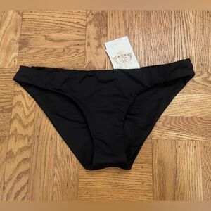 BECCA by Rebecca Virture Black Bikini Bottom, Size M, NWT